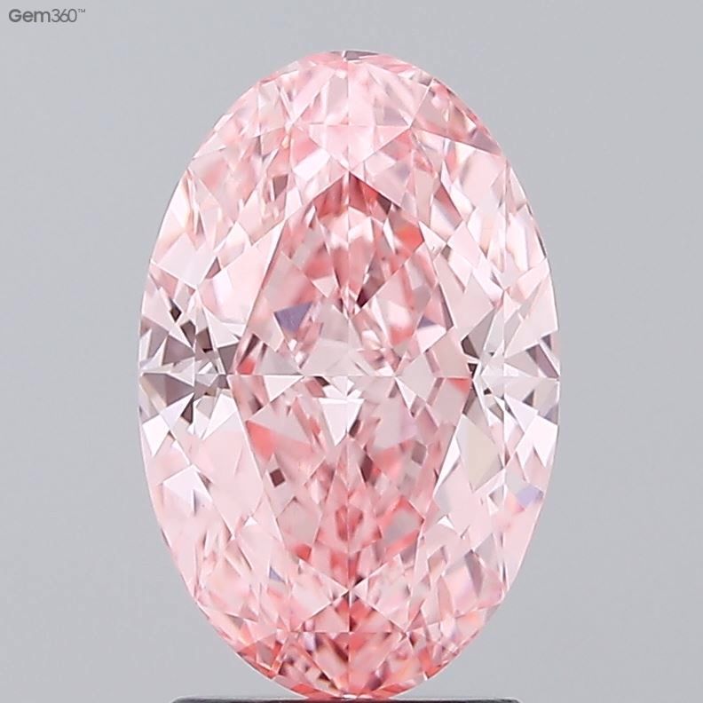 2.60 ct. oval Lab Grown Diamond front image