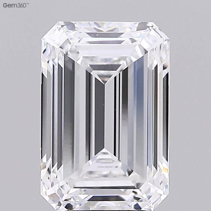 5.02 ct. emerald Lab Grown Diamond front image