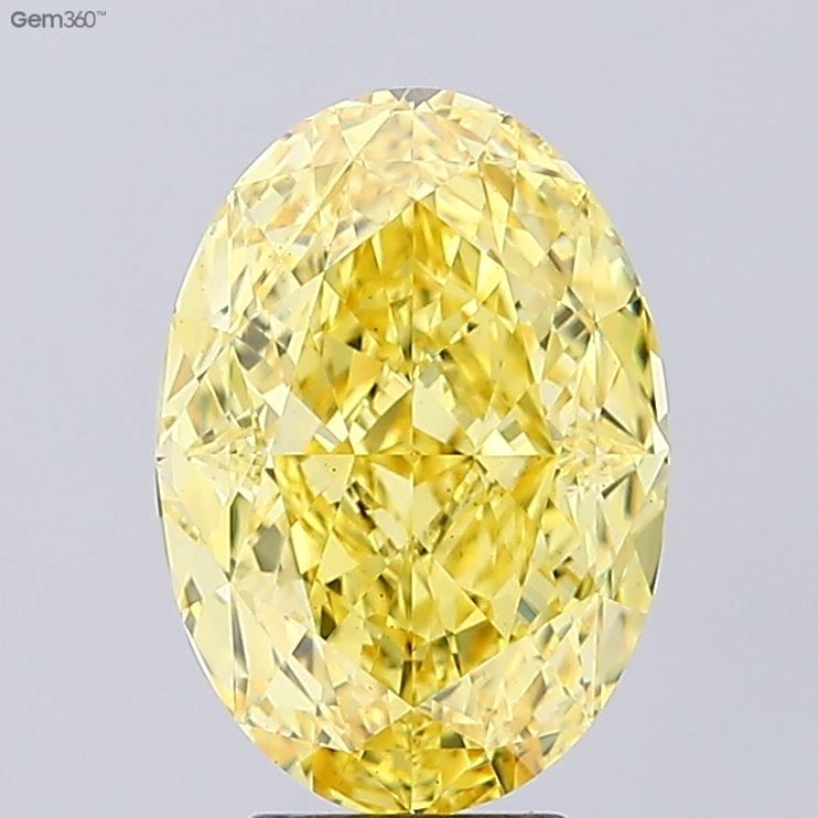 5.06 ct. oval Lab Grown Diamond front image