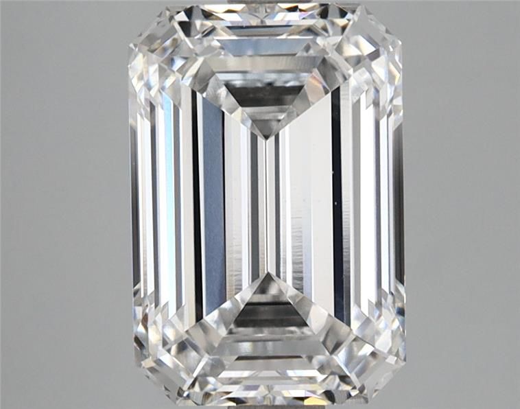 Diamant Émeraude 3.16 ct - Couleur E - Pureté VS1