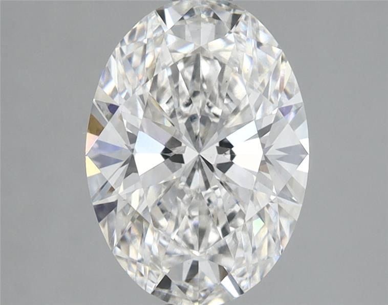 7.34 ct. oval Lab Grown Diamond front image