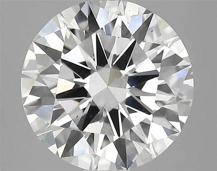 3.87 ct Round diamond