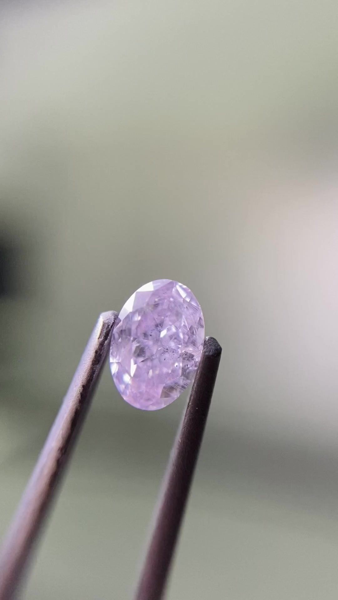 Diament 0.26 ct Fancy Light Purplish Pink/I2