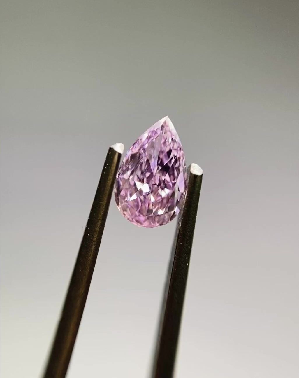 Diament 0.25 ct Fancy Pink Purple/VS2