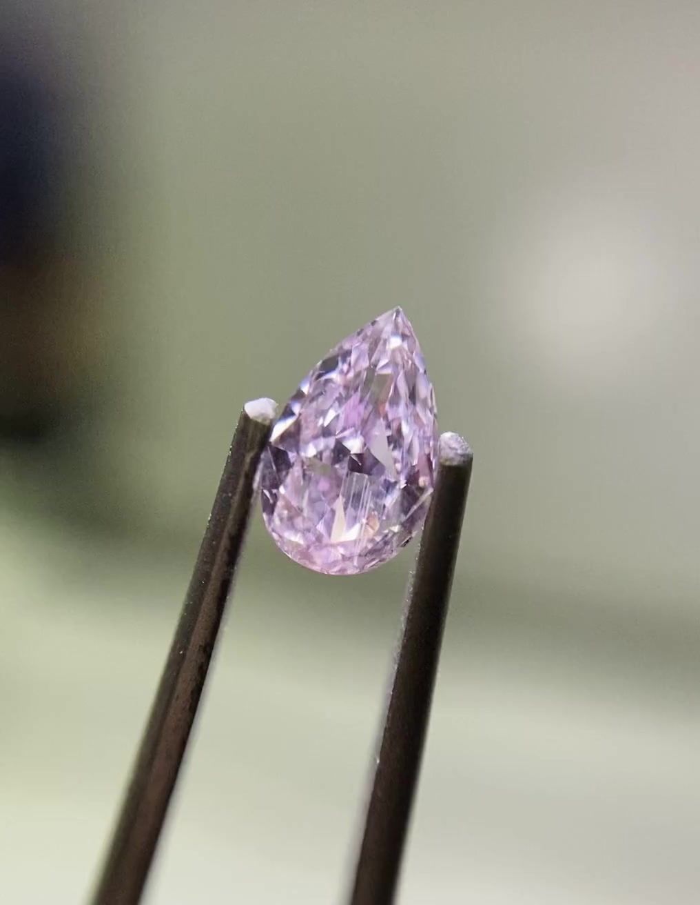 Diament 0.25 ct Fancy Light Purplish Pink/SI1