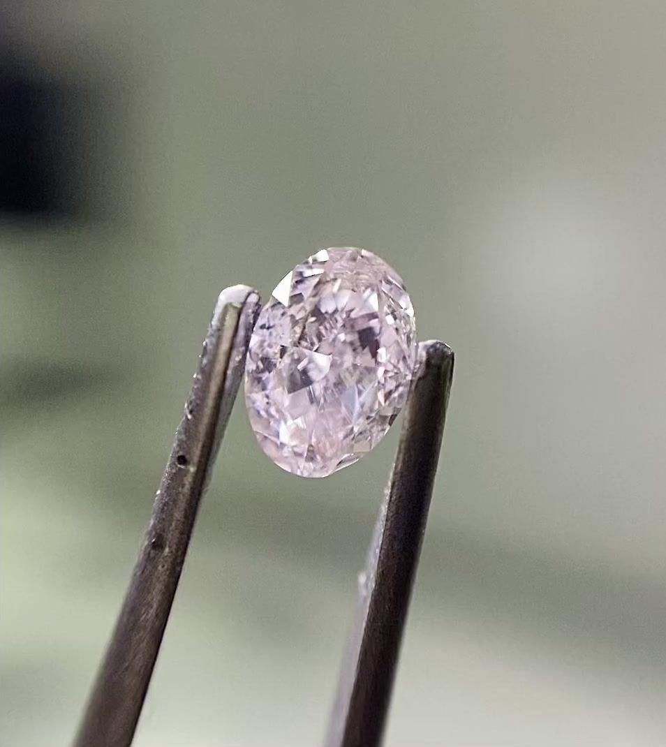 Diament 0.3 ct Fancy Light Brownish Pink/SI2