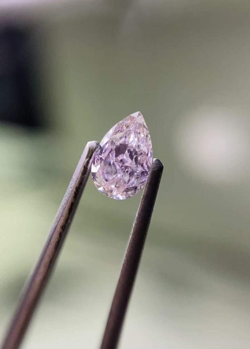 Diament 0.28 ct Fancy Light Brown Purple/SI2