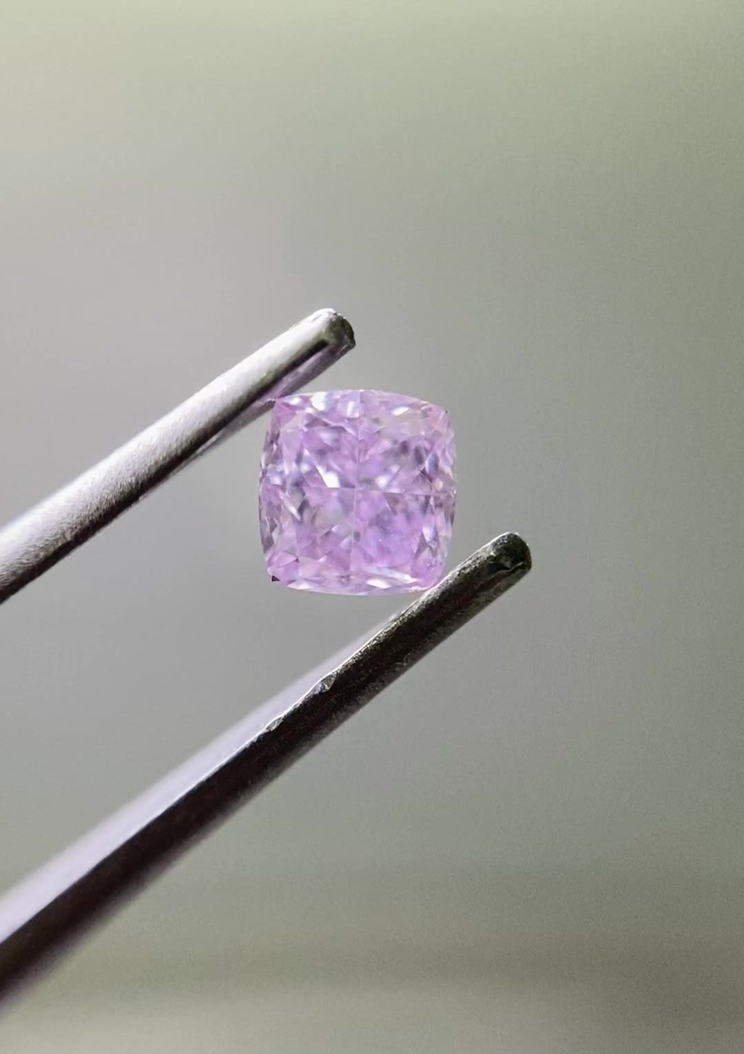 Diament 0.25 ct Fancy Purple Pink/SI2
