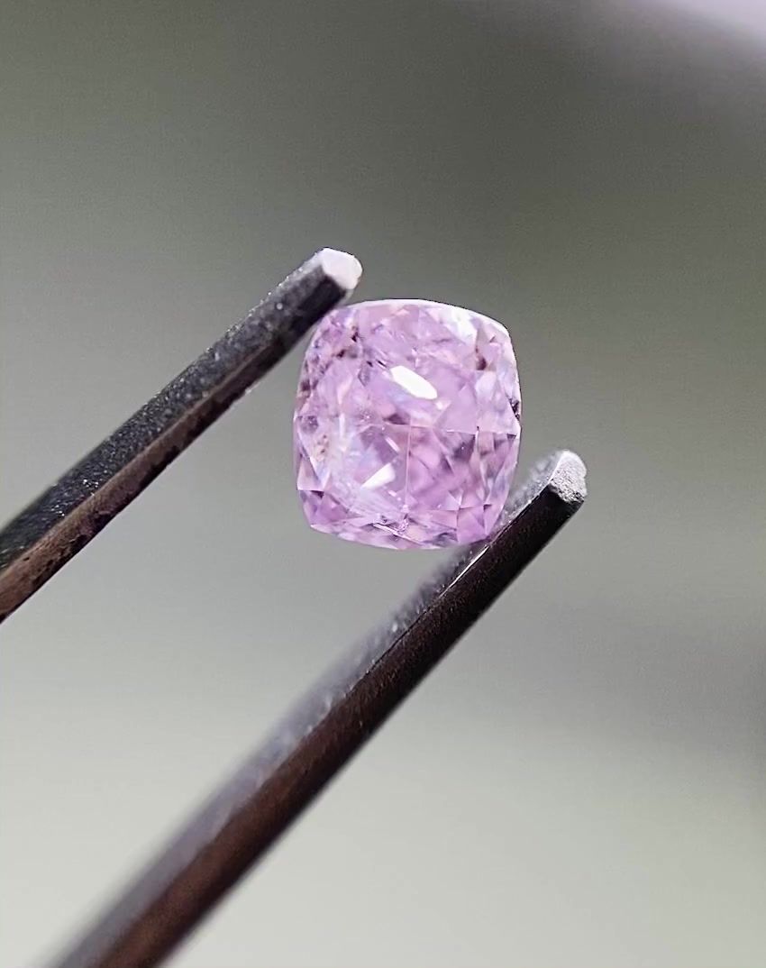 Diament 0.27 ct Fancy Purple Pink/I2