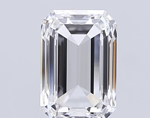 Diamant Émeraude 3.79 ct - Couleur D - Pureté VS1