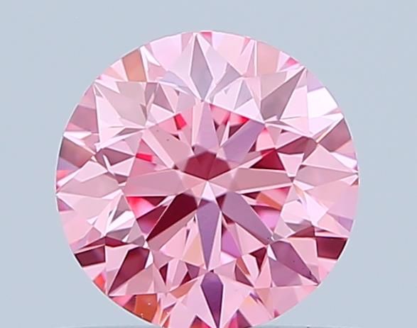 0.66 CT Fancy Vivid Pink ROUND