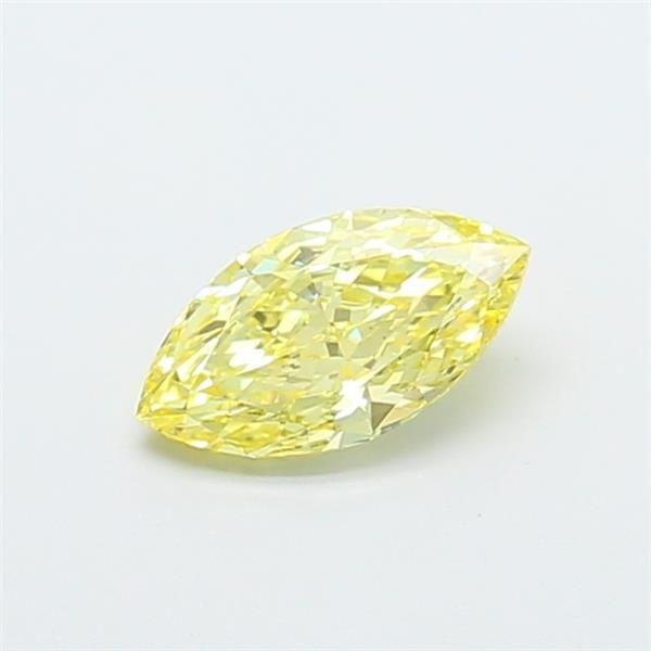 1.06 CT Fancy Vivid Yellow MARQUISE