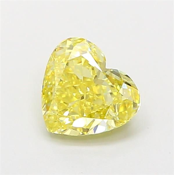 1.01 CT Fancy Intense Yellow HEART