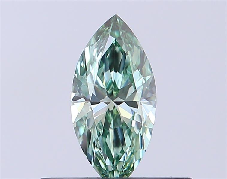 0.33 CT Fancy Vivid Green MARQUISE