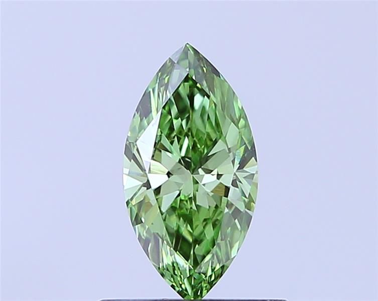 0.57 CT Fancy Vivid Green MARQUISE