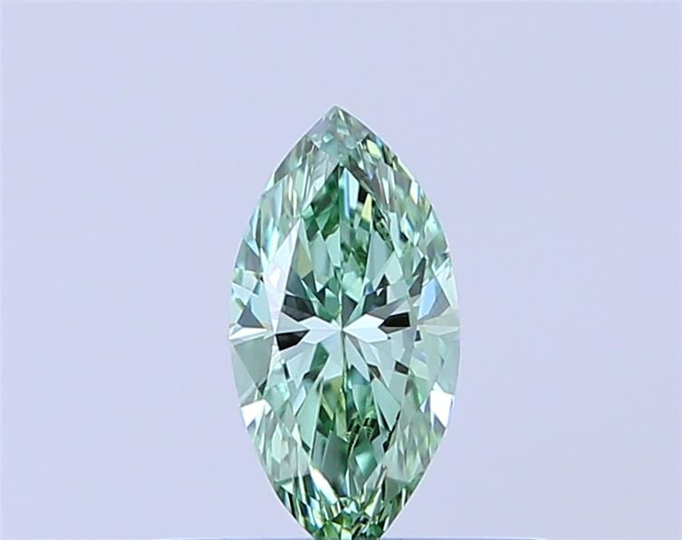 0.32 CT Fancy Vivid Green MARQUISE