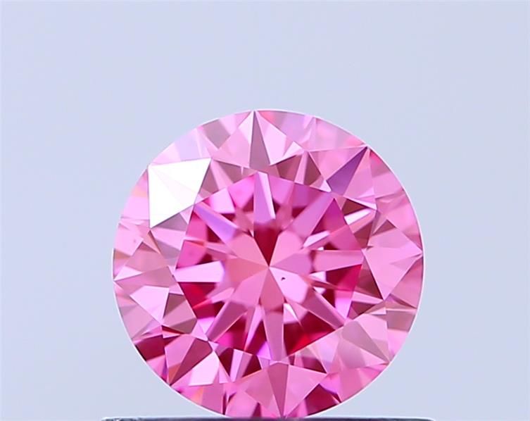 0.71 CT Fancy Vivid Pink ROUND
