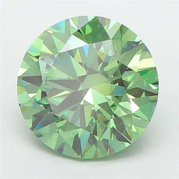 3.58 ct Round diamond