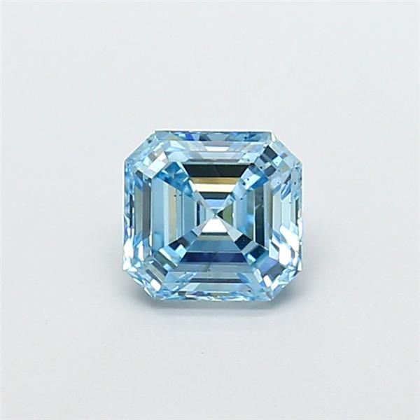 1.01 CT Fancy Vivid Blue ASSCHER