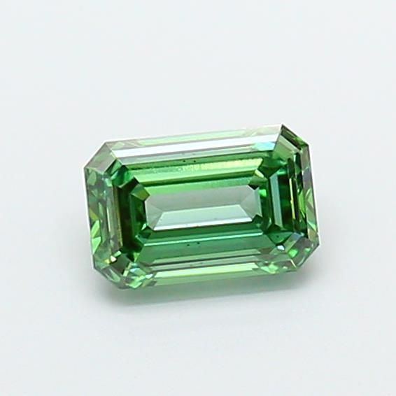 0.86 CT Fancy Vivid Green EMERALD