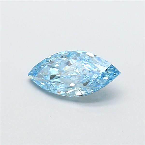 1.01 CT Fancy Vivid Blue MARQUISE