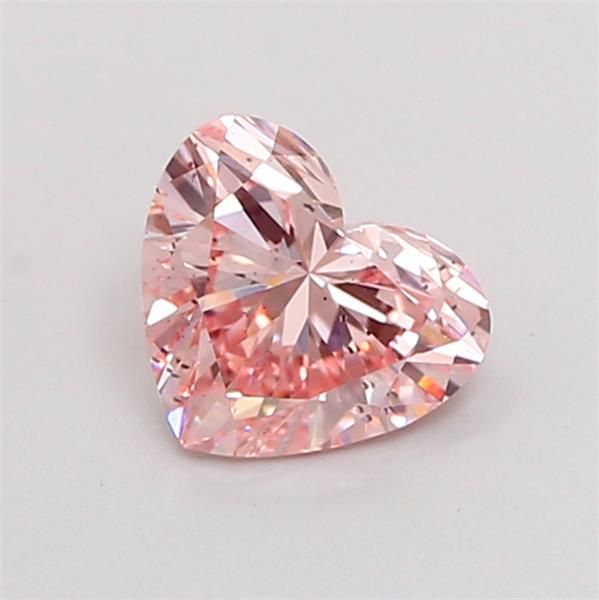 1.02 CT Fancy Intense Pink HEART