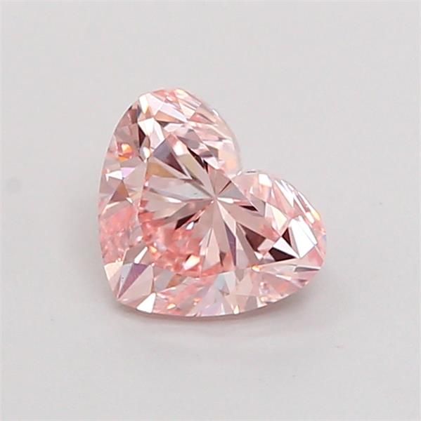 1.0 CT Fancy Intense Pink HEART