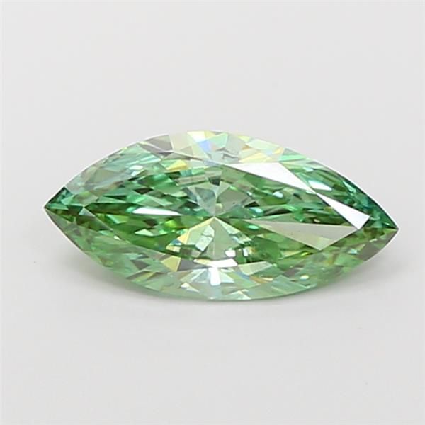 1.08 CT Fancy Vivid Green MARQUISE