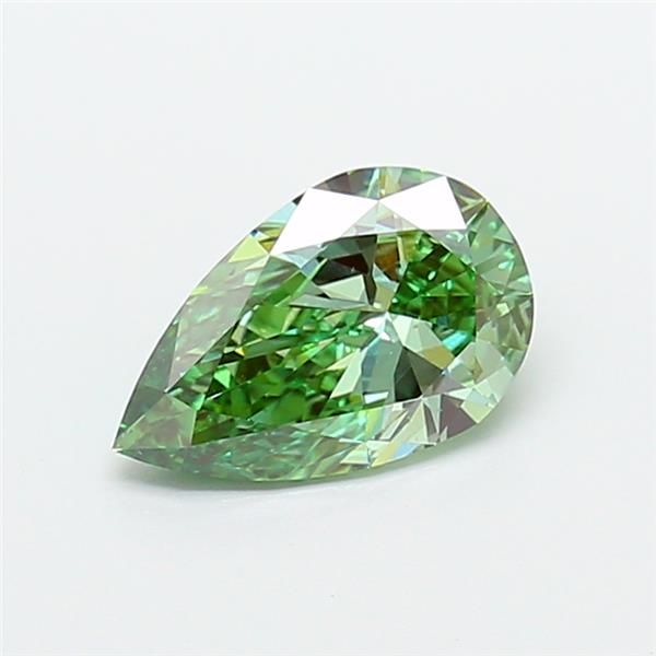 1.5 CT Fancy Vivid Green PEAR