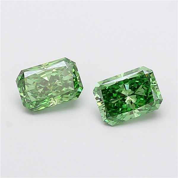 1.04 CT Fancy Vivid Green RADIANT