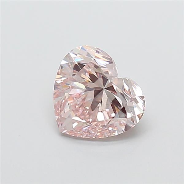 1.5 CT Fancy Light Brownish Pink HEART