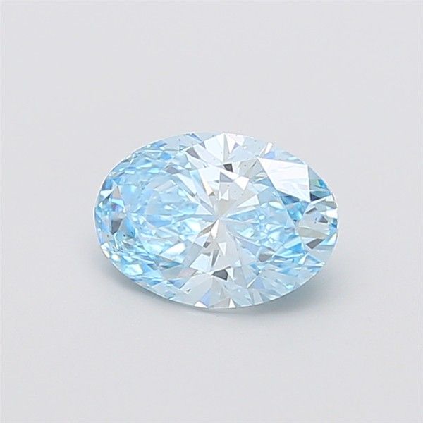 1.52 CT Fancy Vivid Blue OVAL