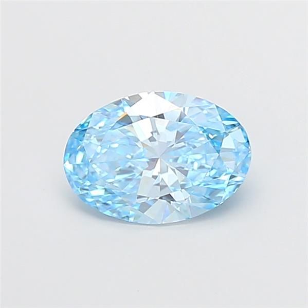 1.57 CT Fancy Vivid Blue OVAL