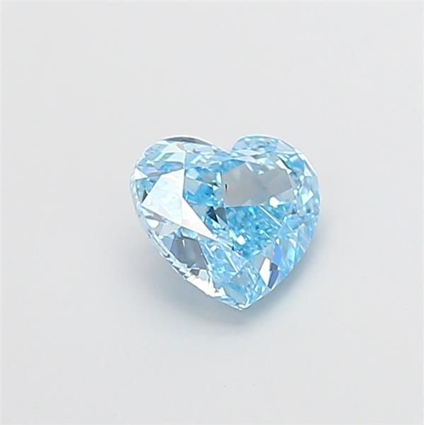 1.04 CT Fancy Vivid Blue HEART