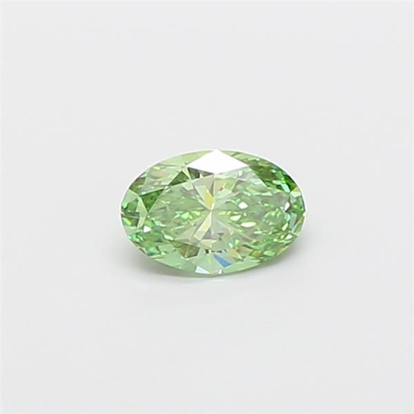1.01 CT Fancy Vivid Green OVAL