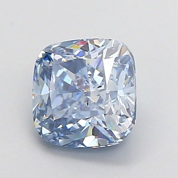 1.0 CT Fancy Intense Blue CUSHION BRILLIANT