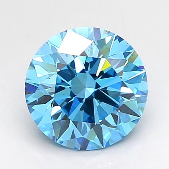 1.25 CT Fancy Vivid Blue ROUND