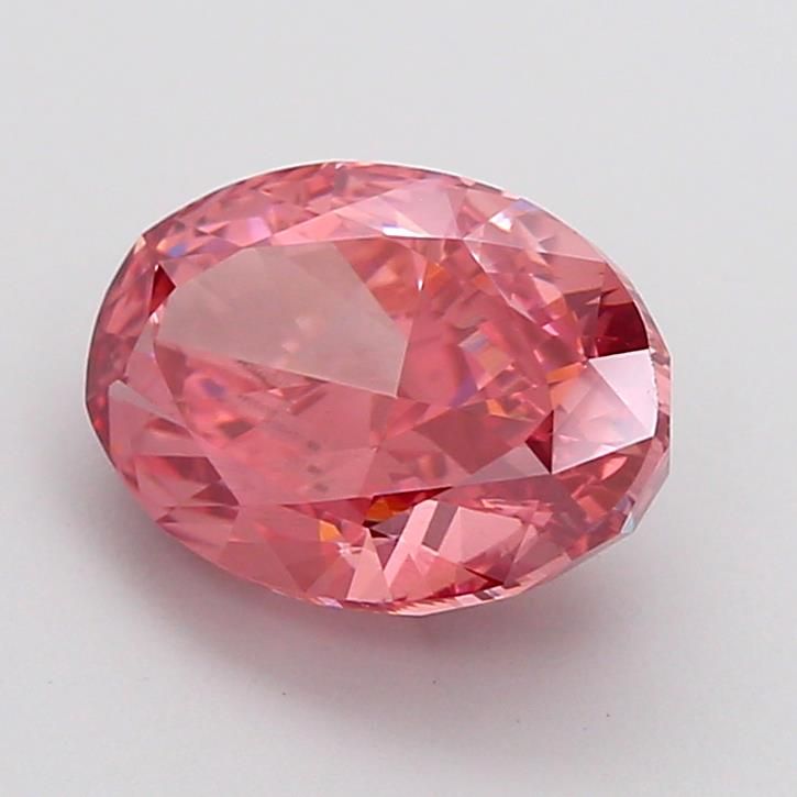 2.04 CT Fancy Vivid Pink OVAL