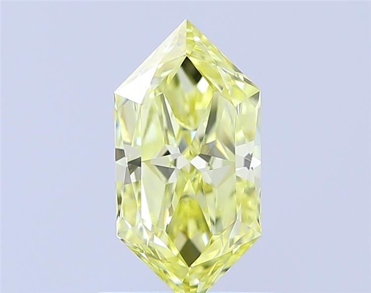 1.01 CT Fancy Intense Yellow HEXAGONAL