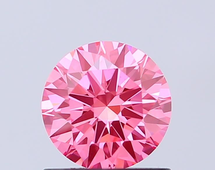 0.9 CT Fancy Vivid Pink ROUND