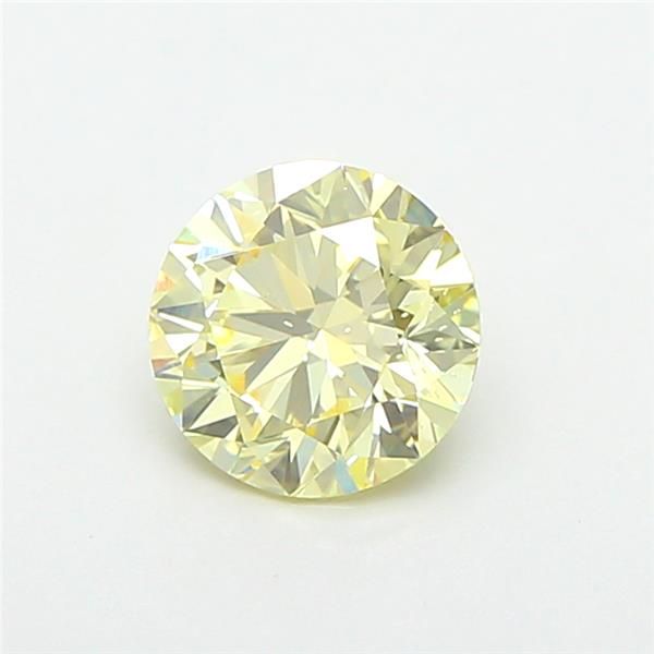 1.0 CT Fancy Light Yellow ROUND