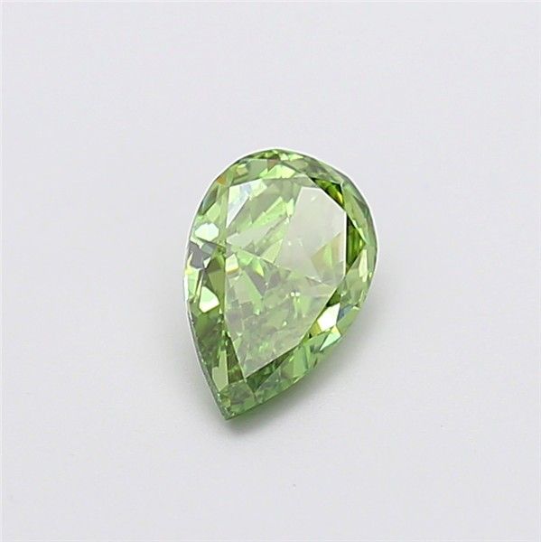 1.09 CT Fancy Vivid Green PEAR