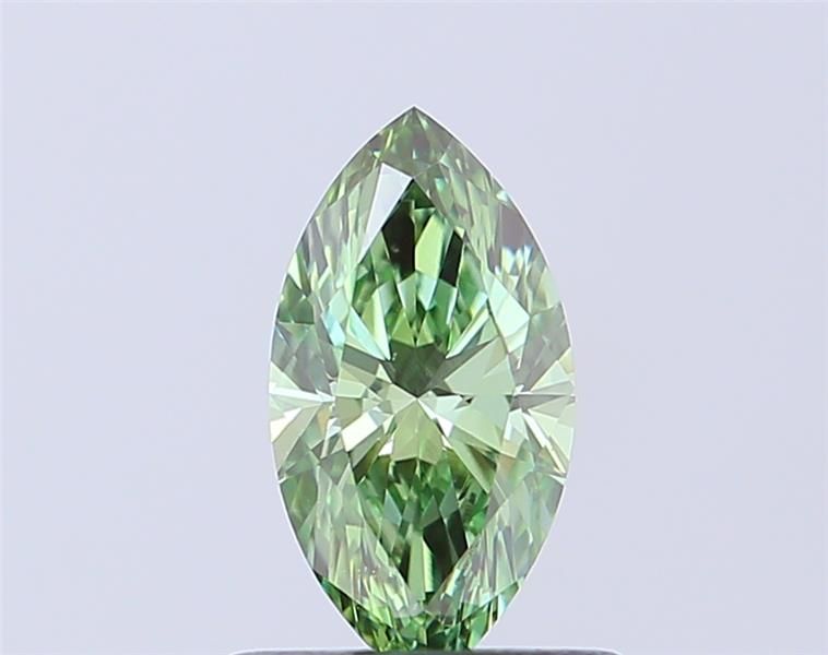 0.54 CT Fancy Vivid Green MARQUISE