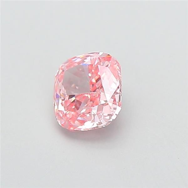 1.07 CT Fancy Vivid Pink CUSHION MODIFIED