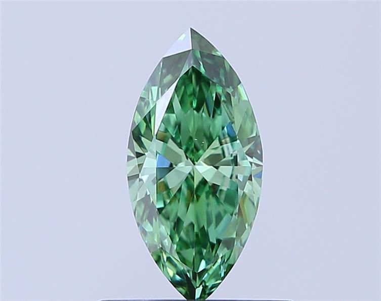 0.51 CT Fancy Vivid Green MARQUISE