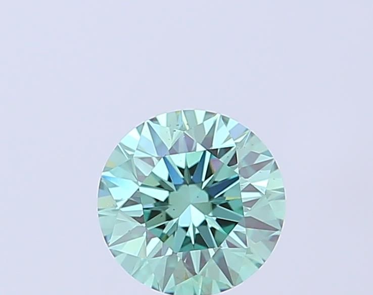 1.16 CT Fancy Vivid Green ROUND
