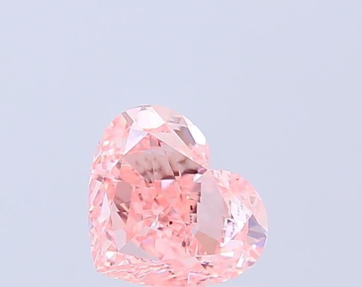 1.0 CT Fancy Vivid Pink HEART