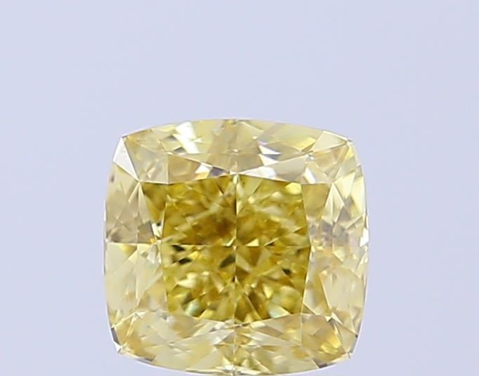1.77 CT Fancy Intense Yellow CUSHION MODIFIED