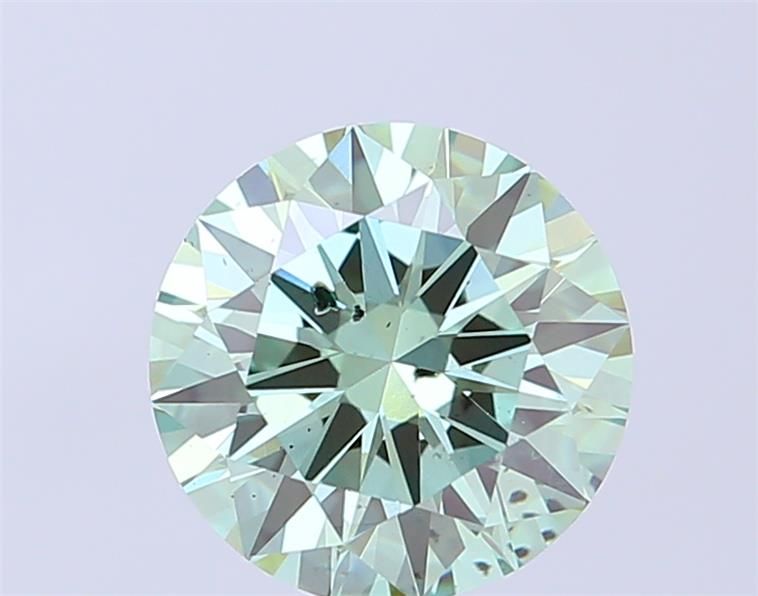 2.1 CT Fancy Vivid Green ROUND