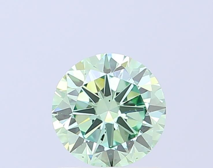 1.41 CT Fancy Vivid Green ROUND